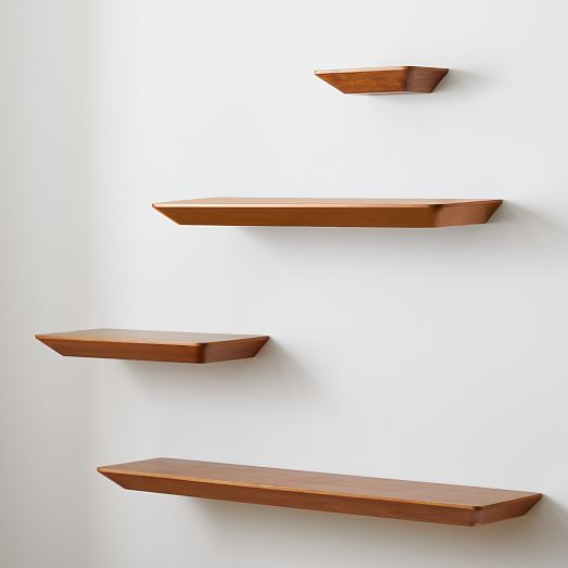 Slim Floating Wall Shelves Collection, What Wood To Use For Floating Shelves