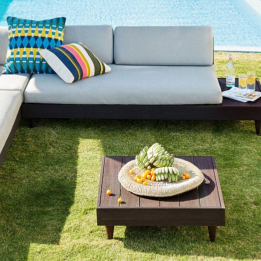 low outdoor sectional