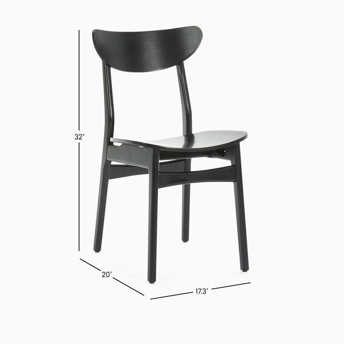 black cafe chairs