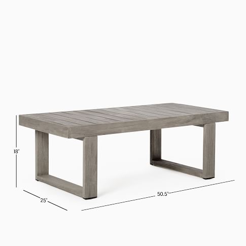 Portside Outdoor Rectangle Coffee Table (50.5