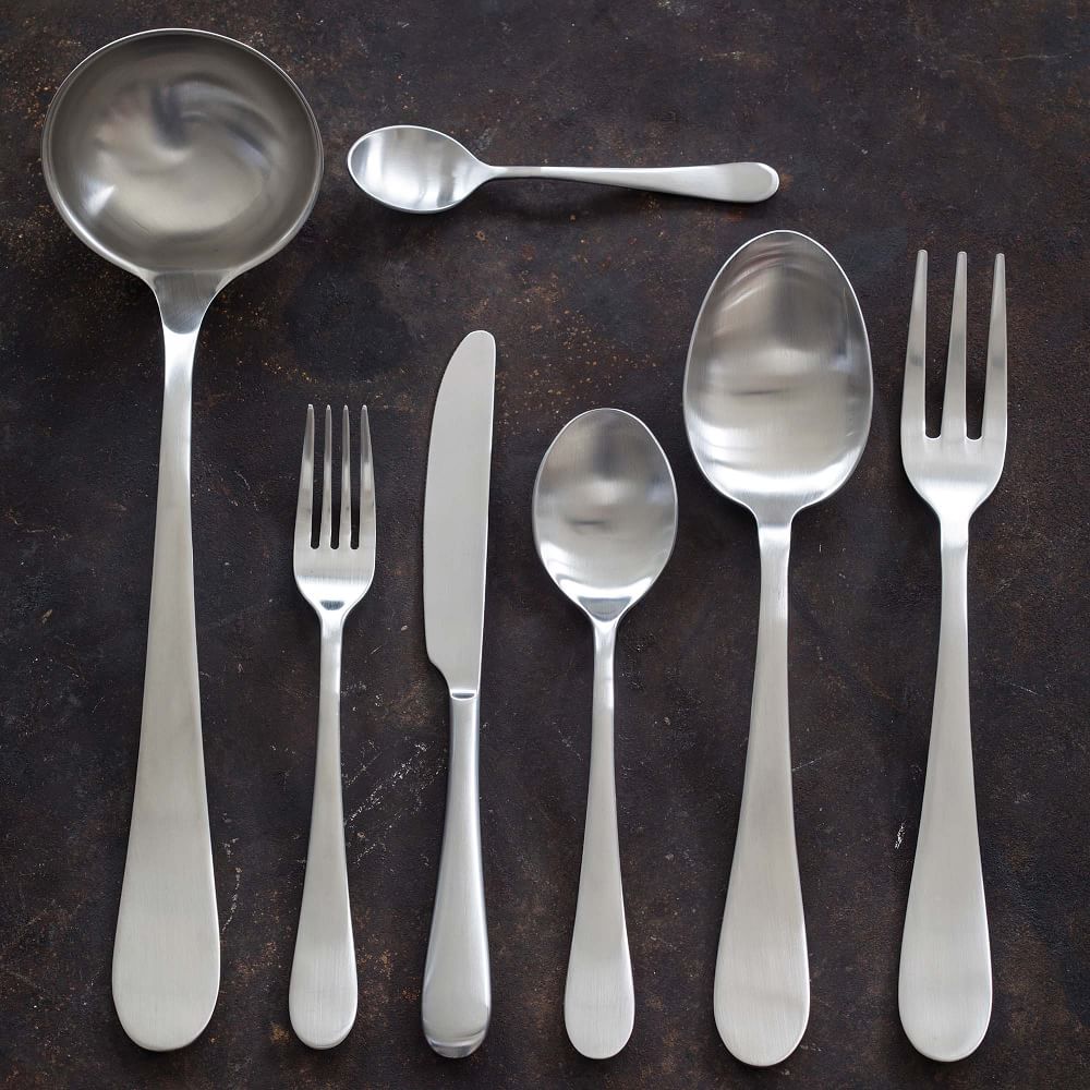 Mepra Natura Ice Stainless Steel Flatware (Set of 20) West Elm