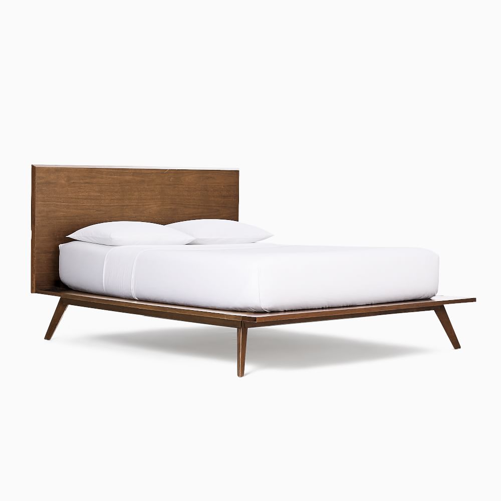 Mid-Century Platform Bed – Walnut | West Elm