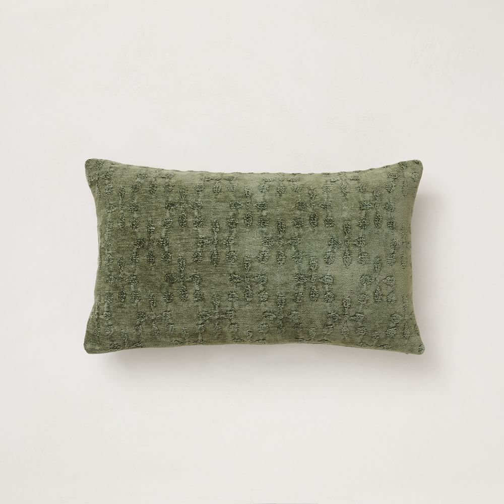 Chenille Jacquard Pillow Cover West Elm