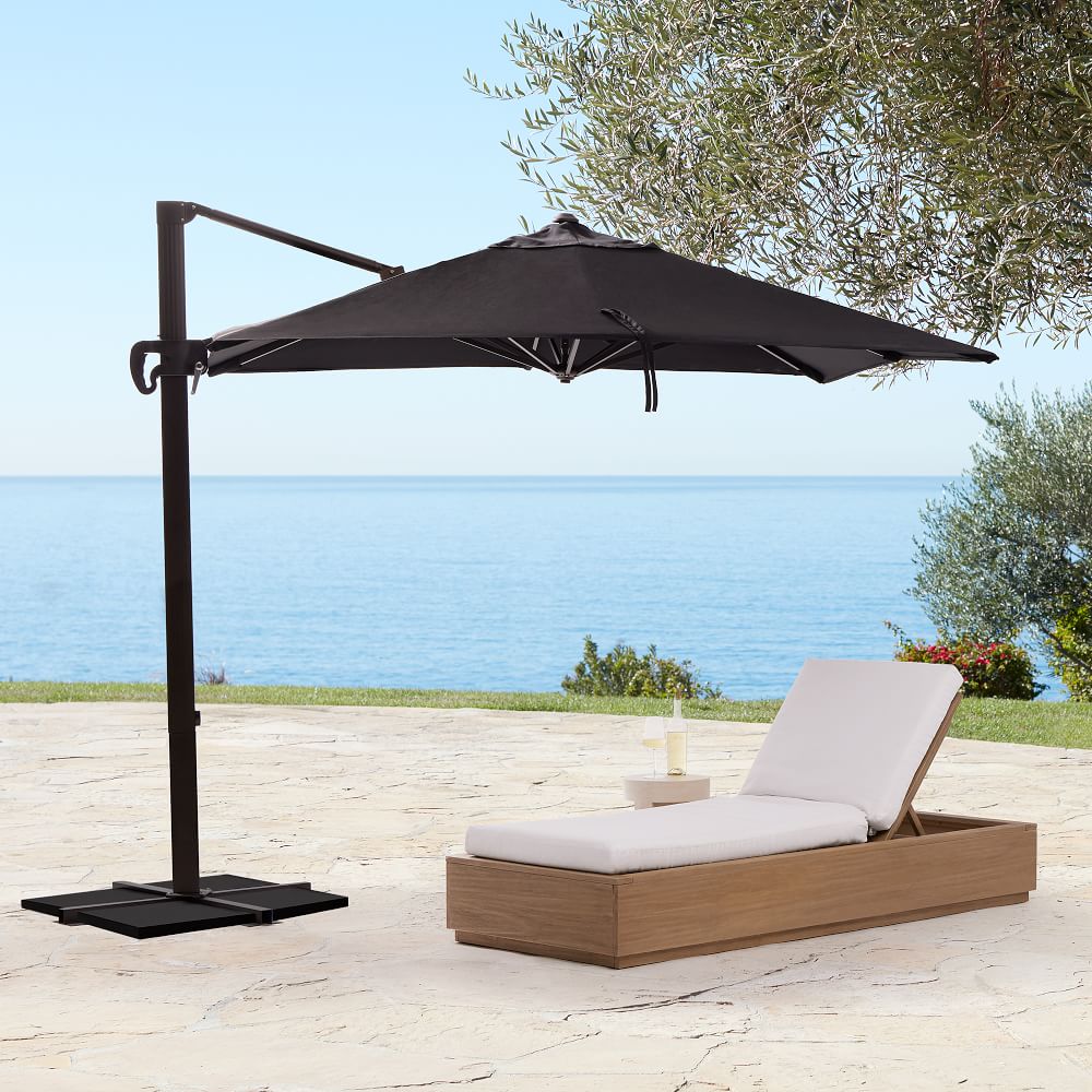 Square Cantilever Outdoor Umbrella | West Elm