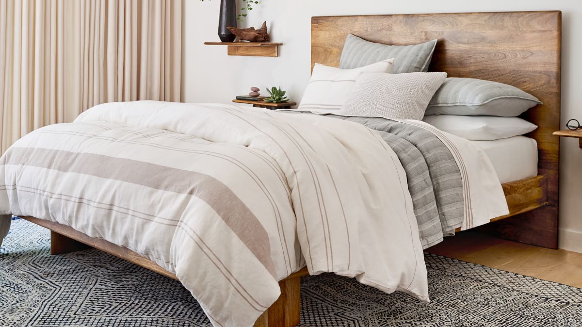 west elm hemp cotton duvet