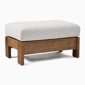 Porto Outdoor Ottoman | West Elm
