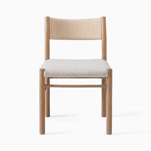 west elm woven chair