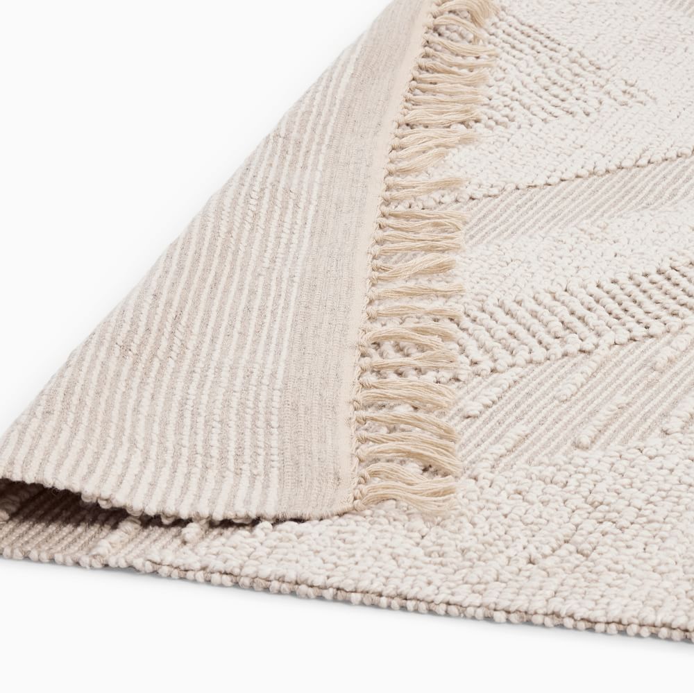 Textured Diamonds Outdoor Rug West Elm