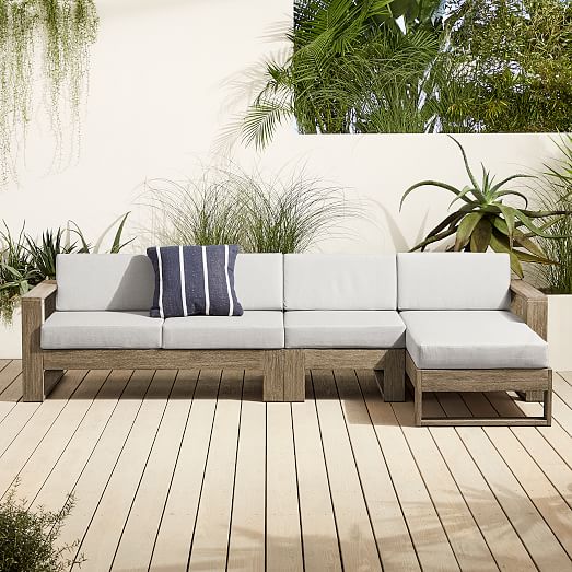 outdoor sectional with chaise