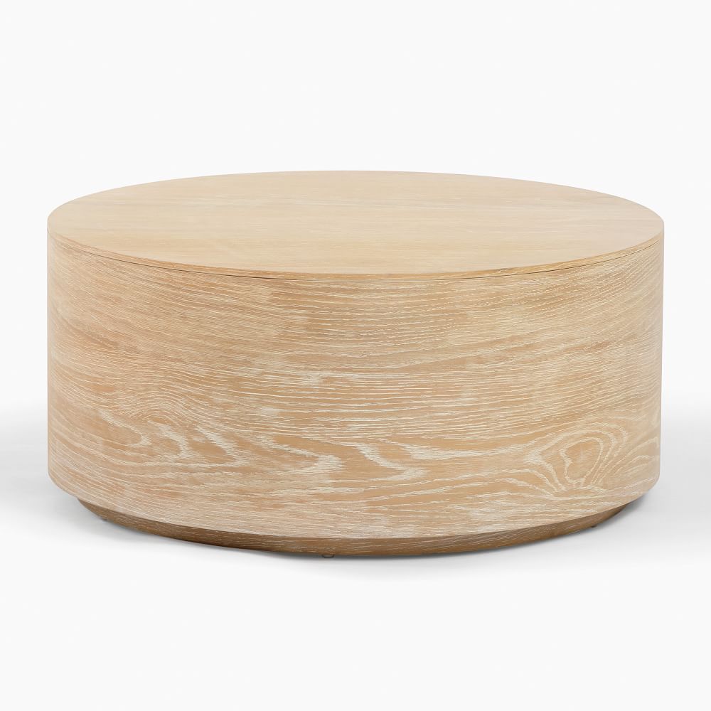 Volume Round Drum Coffee Table (36"44") Wood West Elm