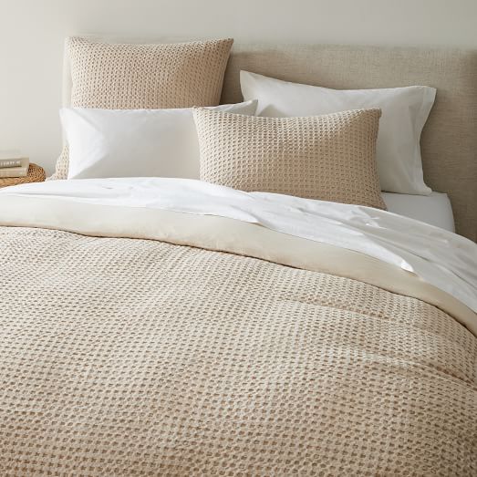 waffle weave duvet cover