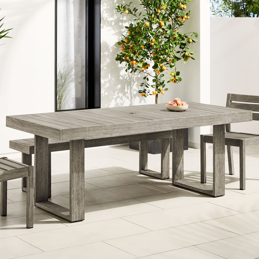 Portside Outdoor Dining Table (76.5") West Elm