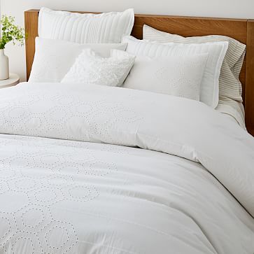 fili floral eyelet duvet cover