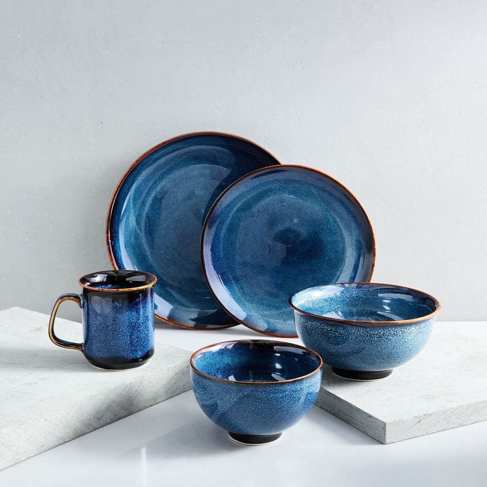 Ocean Waves Porcelain Dinnerware (Set of 20) West Elm