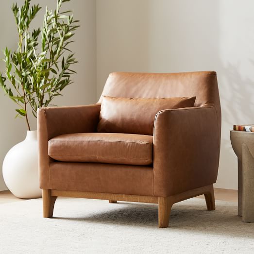 vegan leather armchair