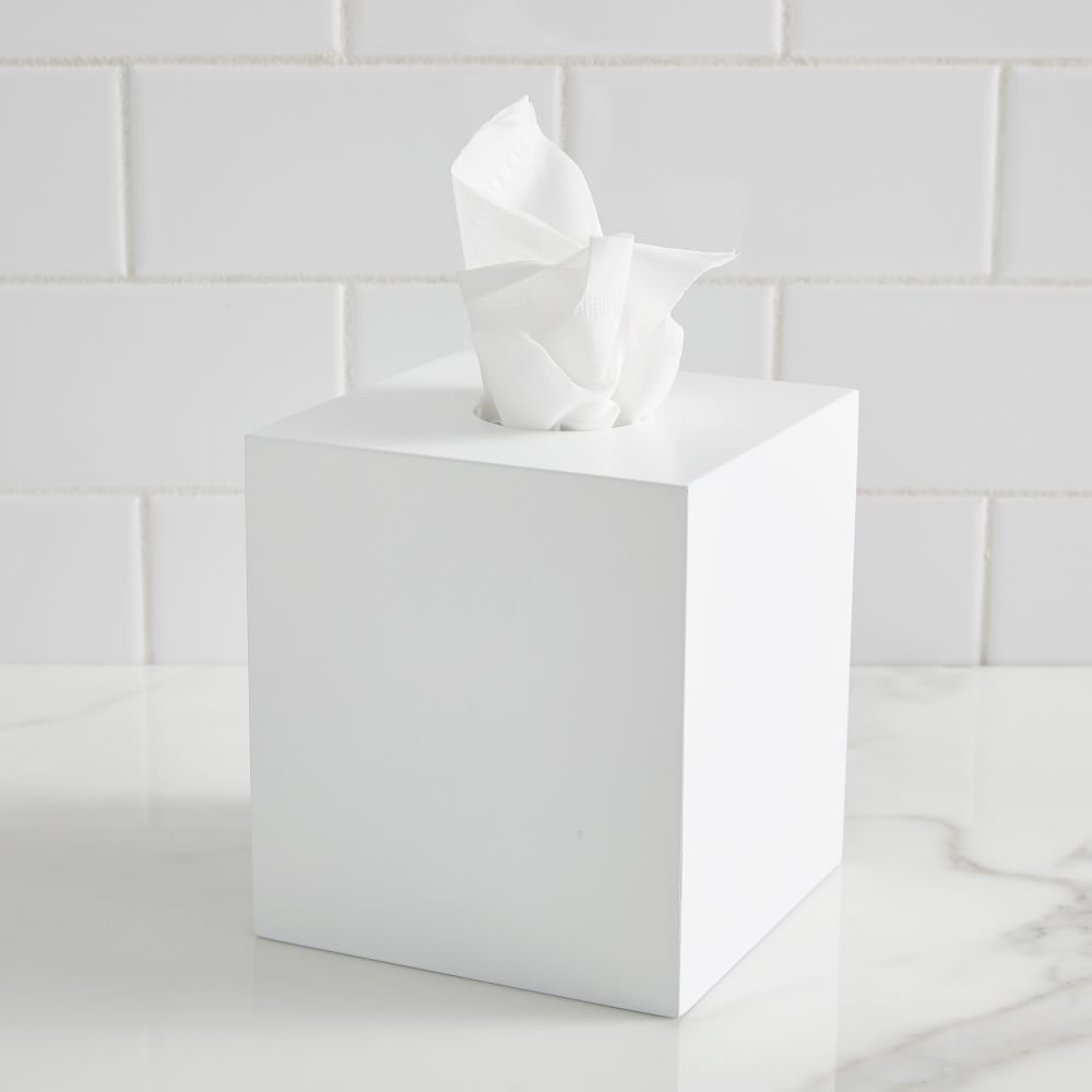 Lacquer Bath Accessories White West Elm