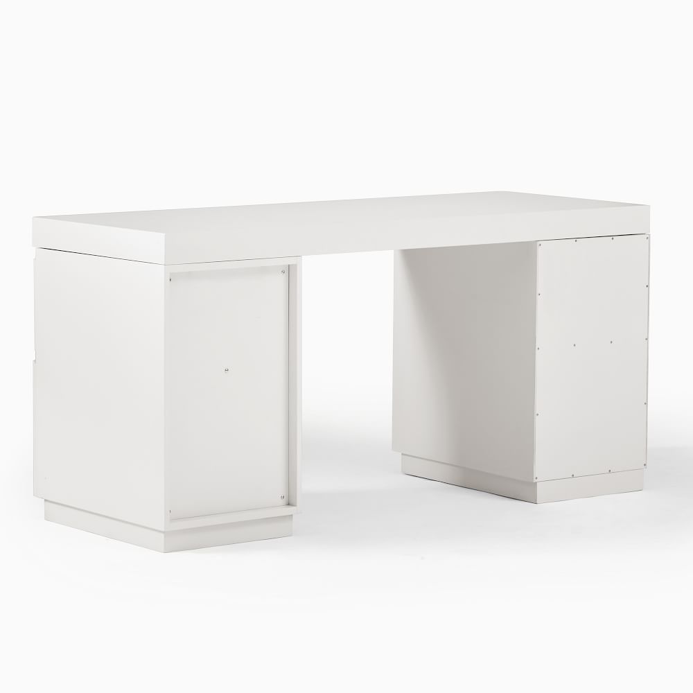 Parsons 2 File & Desk Set (62") West Elm