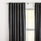 Cotton Velvet Curtain - Stormy Blue | West Elm