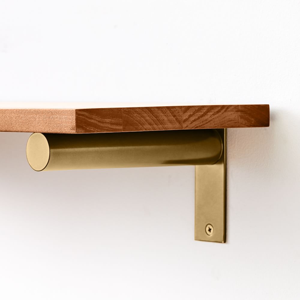 Jordan Wall Shelf Brackets (Set of 2) West Elm