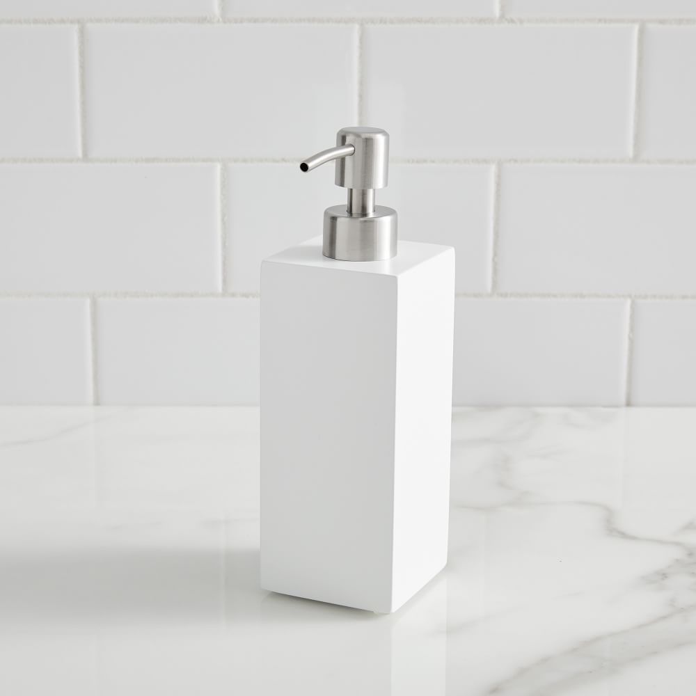 Lacquer Bath Accessories White West Elm
