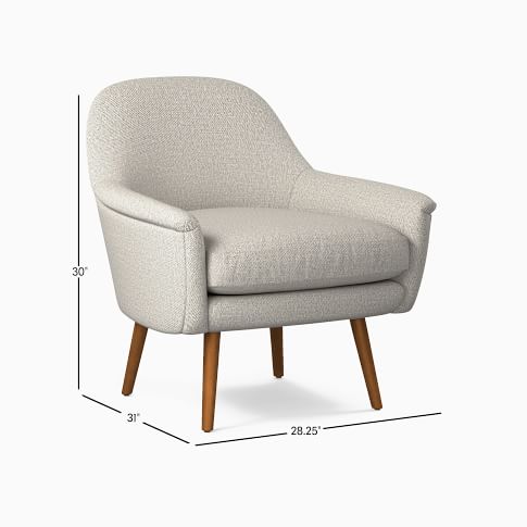 Phoebe Chair - Wood Legs | West Elm