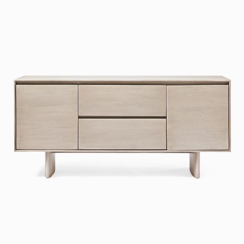 Anton Solid Wood Buffet - Graywashed | West Elm