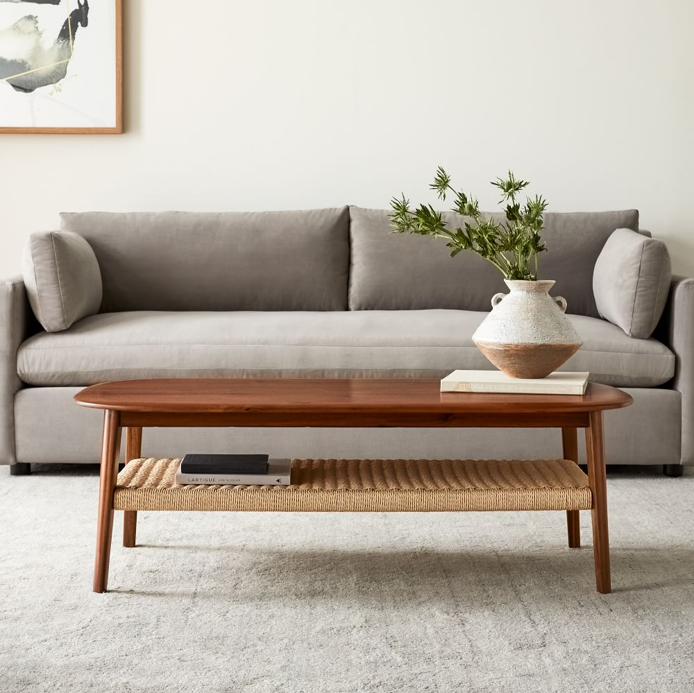 Chadwick MidCentury Rectangle Coffee Table (48") West Elm