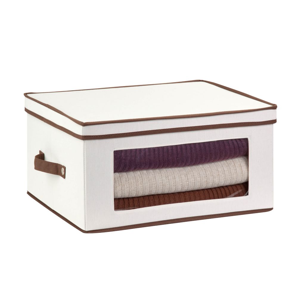 Canvas Window Storage Box West Elm