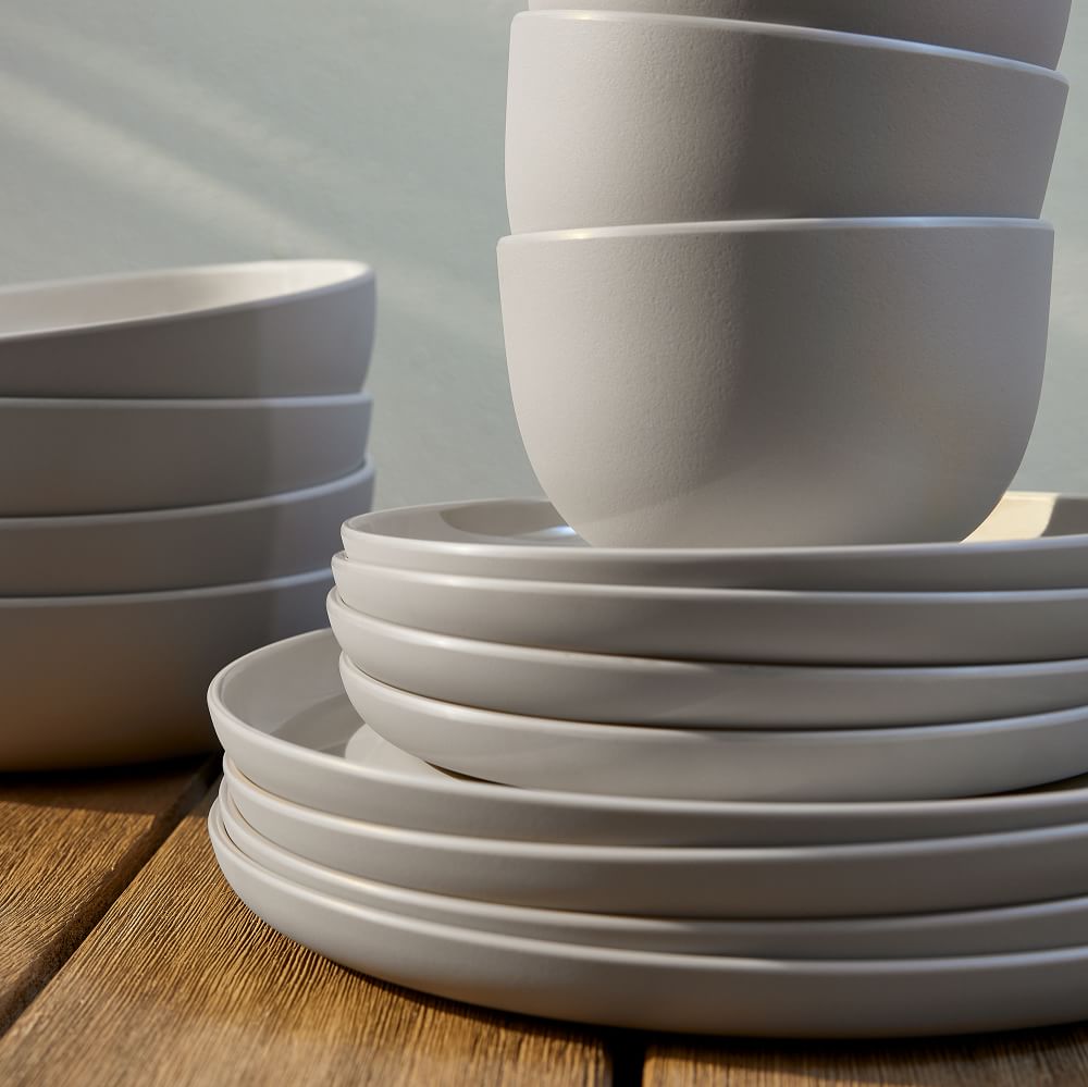 Kaloh Melamine Outdoor Dinnerware (Set of 16) West Elm