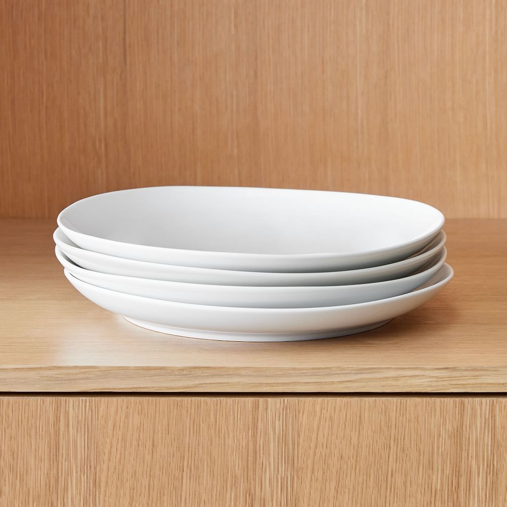 Organic Porcelain Salad Plate Sets West Elm