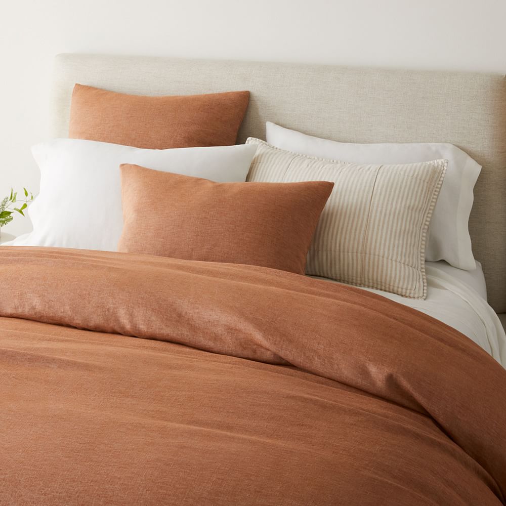 Linen Duvet Cover & Shams West Elm