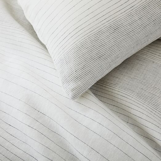 west elm striped duvet covers