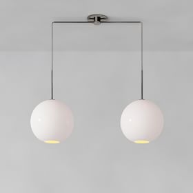 2 globe pendant light