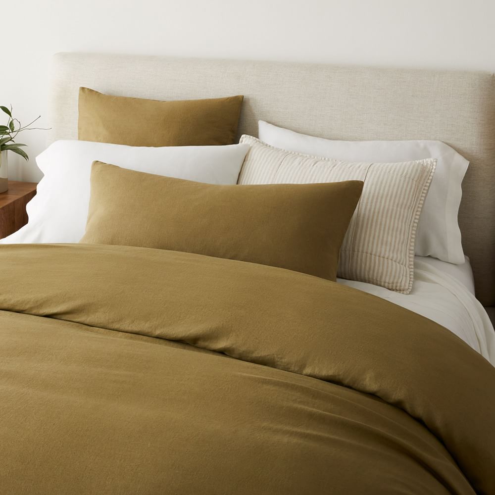 Linen Duvet Cover & Shams West Elm
