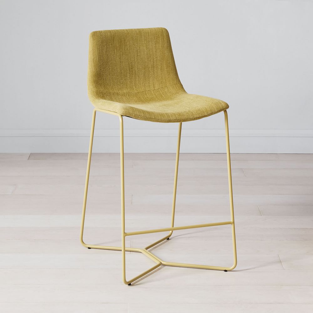 Slope Upholstered Counter Stool (InStock & Ready to Ship) West Elm