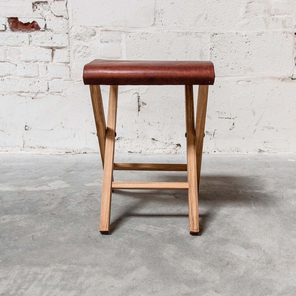 Peg and Awl Expedition Stool West Elm