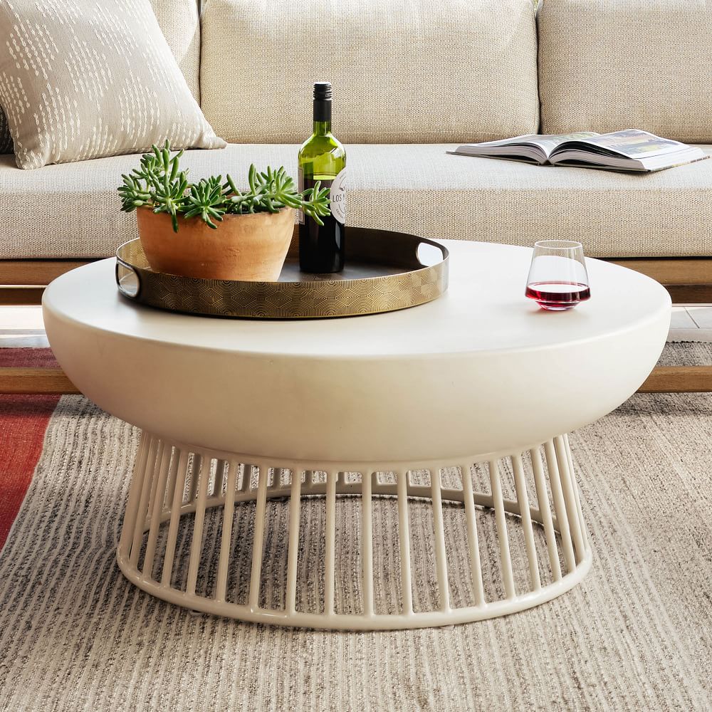 Cutout Base Coffee Table West Elm