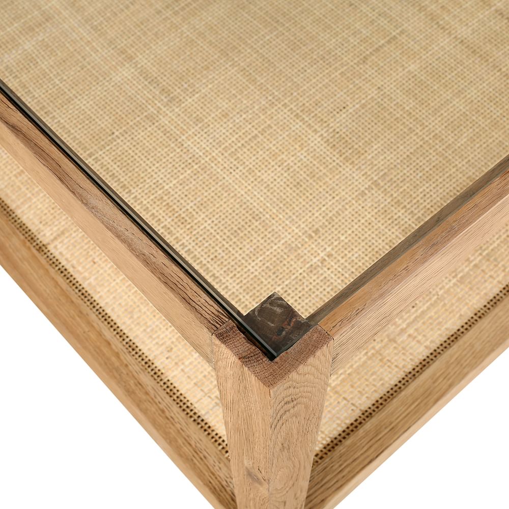 Cane Shelf Coffee Table West Elm