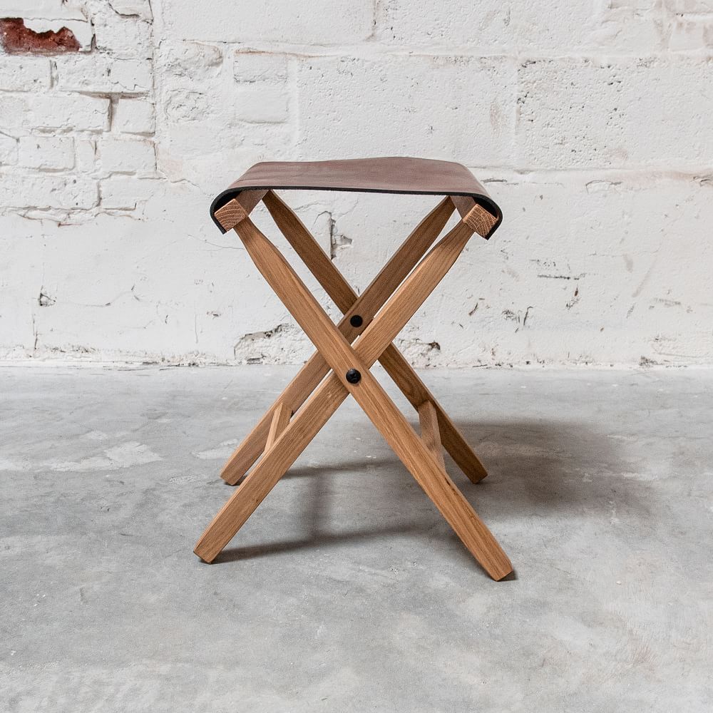 Peg and Awl Expedition Stool West Elm