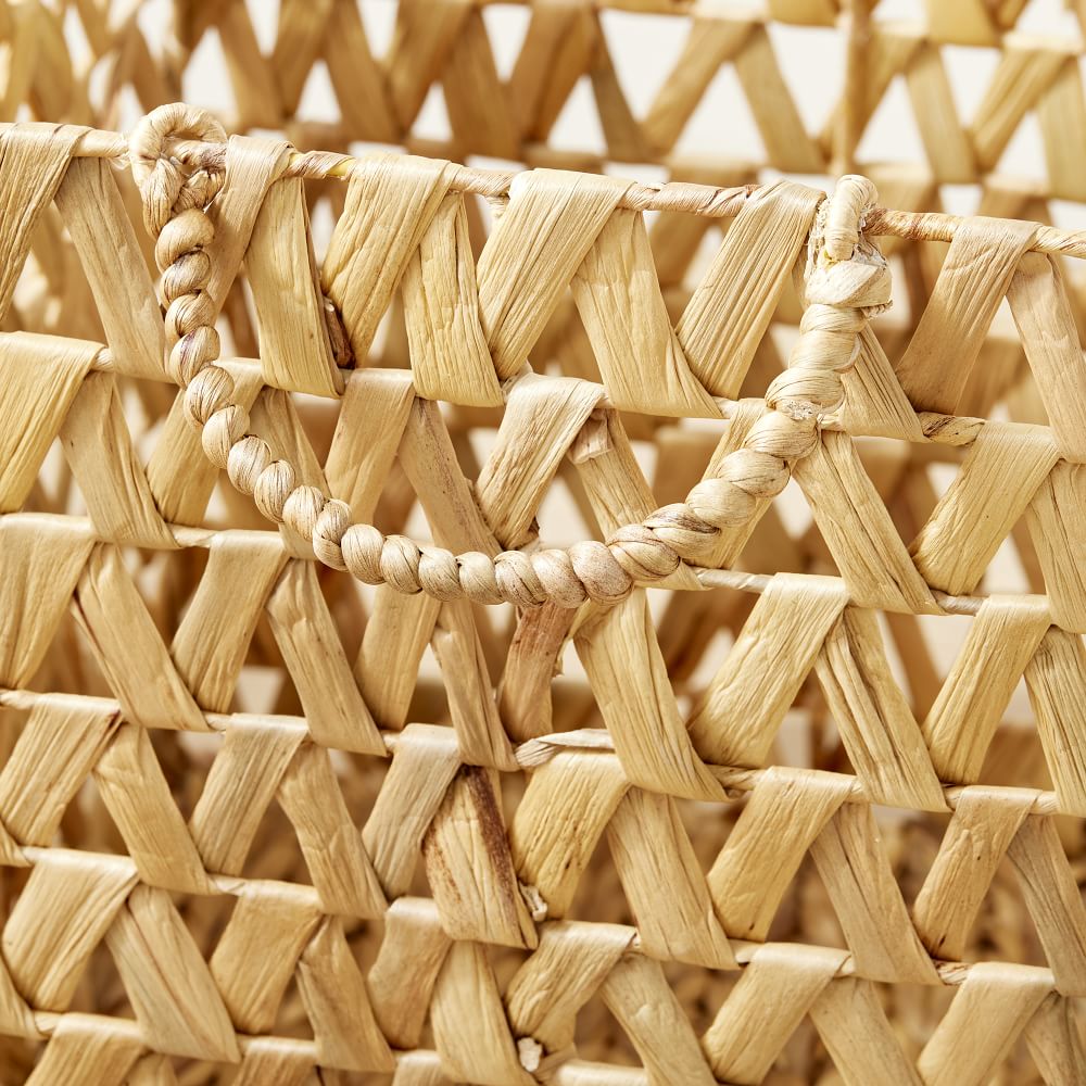 Open Weave Zig Zag Rectangle Baskets West Elm
