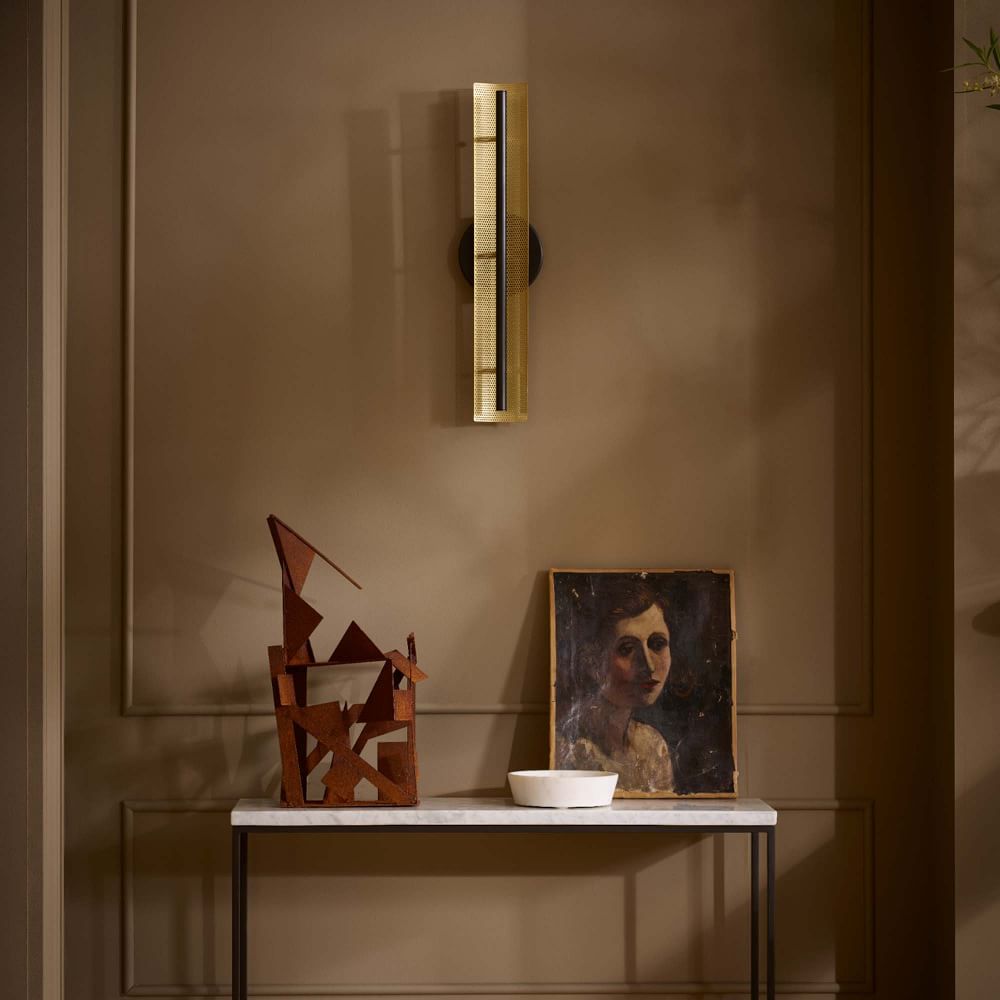 LED Perforated Wall Sconce | West Elm
