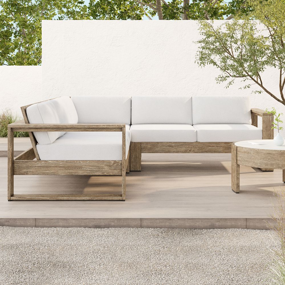 Portside Outdoor 3Piece LShaped Sectional (97") West Elm