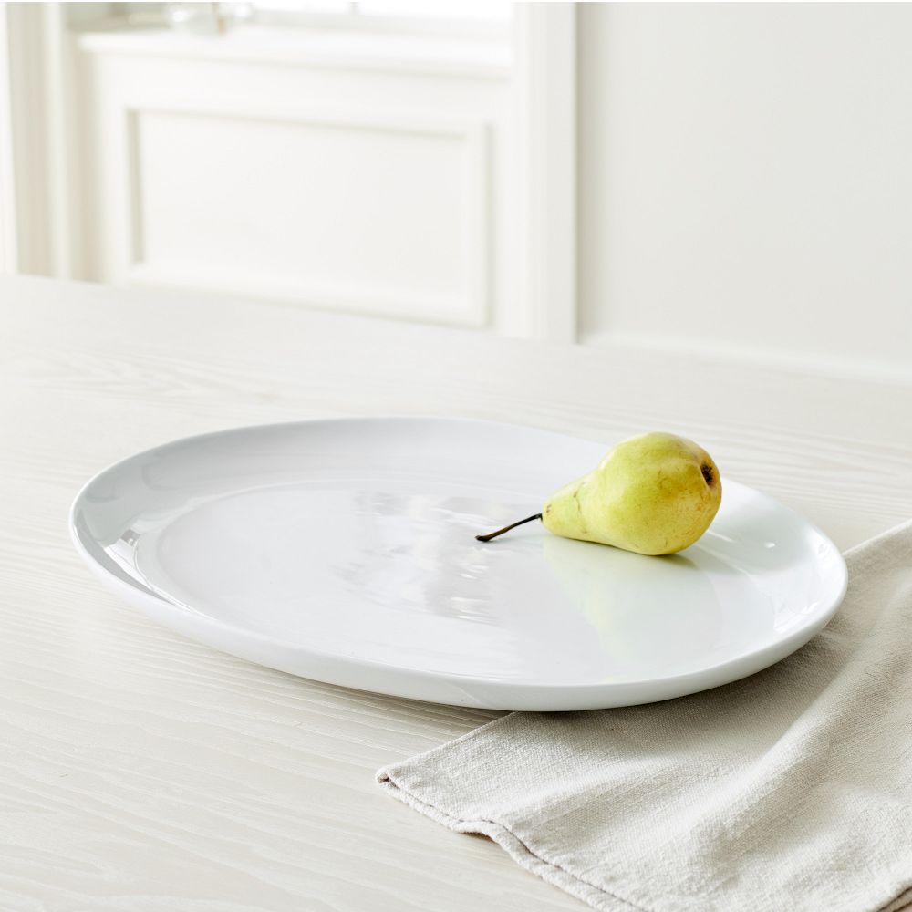 Organic Porcelain Serving Platters | West Elm