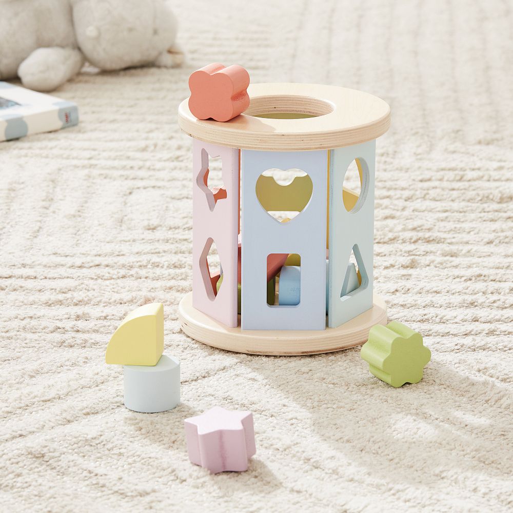 Wooden Rainbow Shape Sorter West Elm