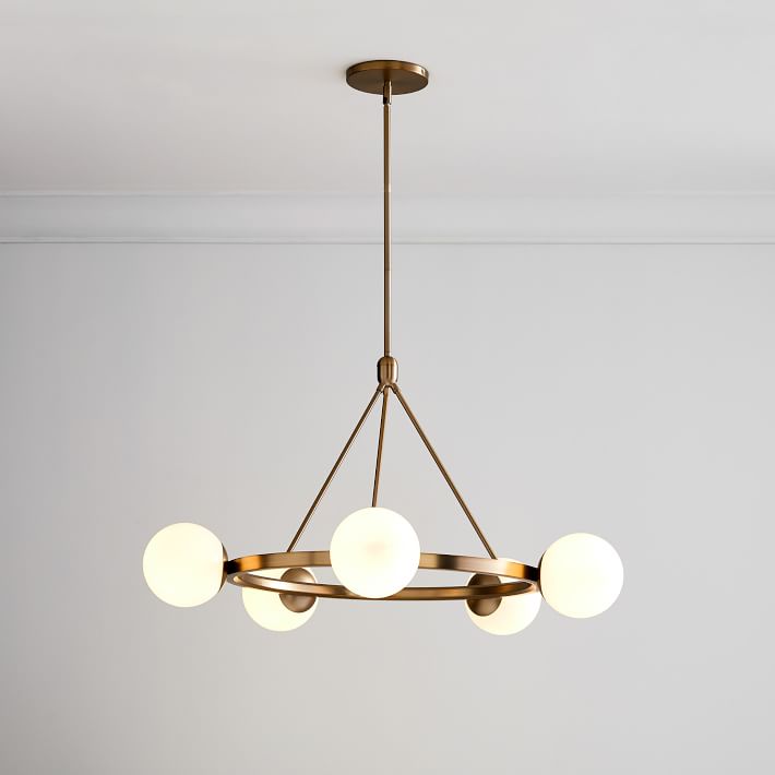 west elm hayes linear chandelier