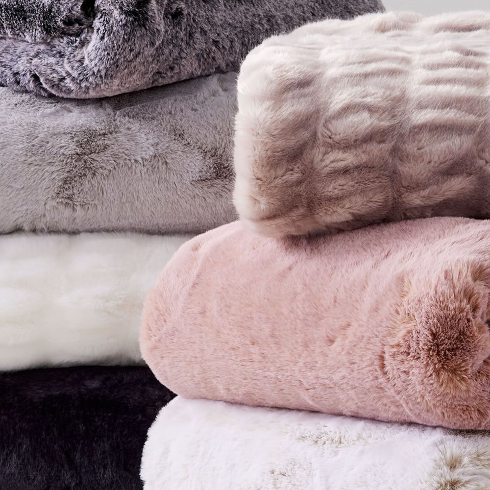 Faux Fur Throw West Elm