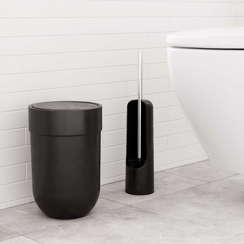 Touch Toilet Brush & Waste Can Bundle West Elm