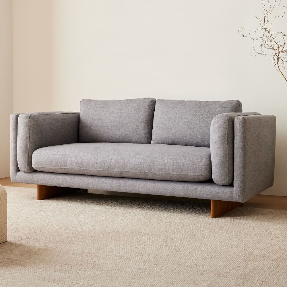 Anton Sofa Wood Legs (76"96") West Elm