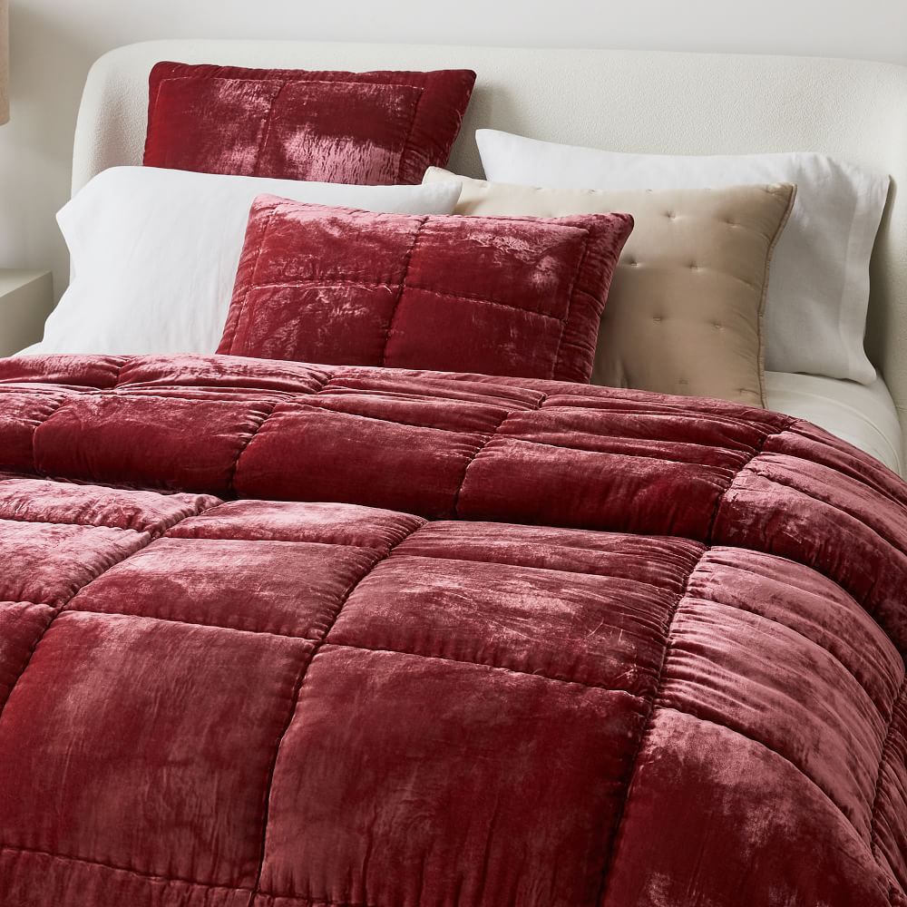 Lush Velvet Comforter & Shams West Elm