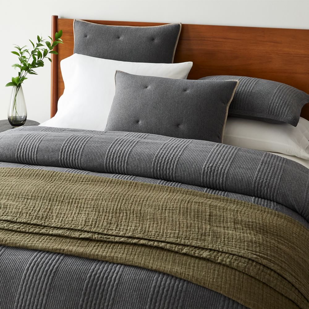 European Flax Linen Blanket West Elm